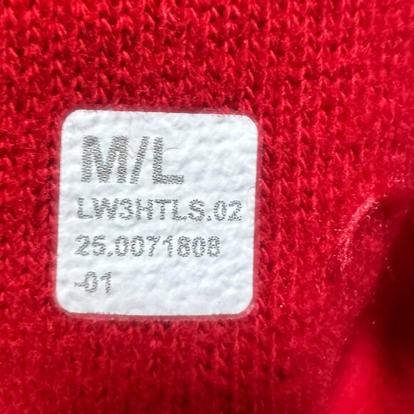 NWT Lululemon Scuba Oversized Full-Zip Hoodie DARK RED/GOLD ZIP M/L - Picture 5 of 10